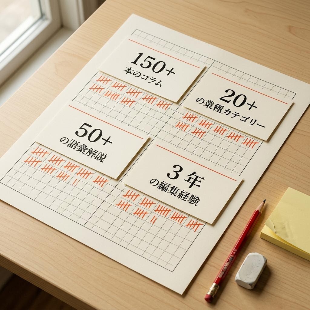 編集の足跡を集計した校正机