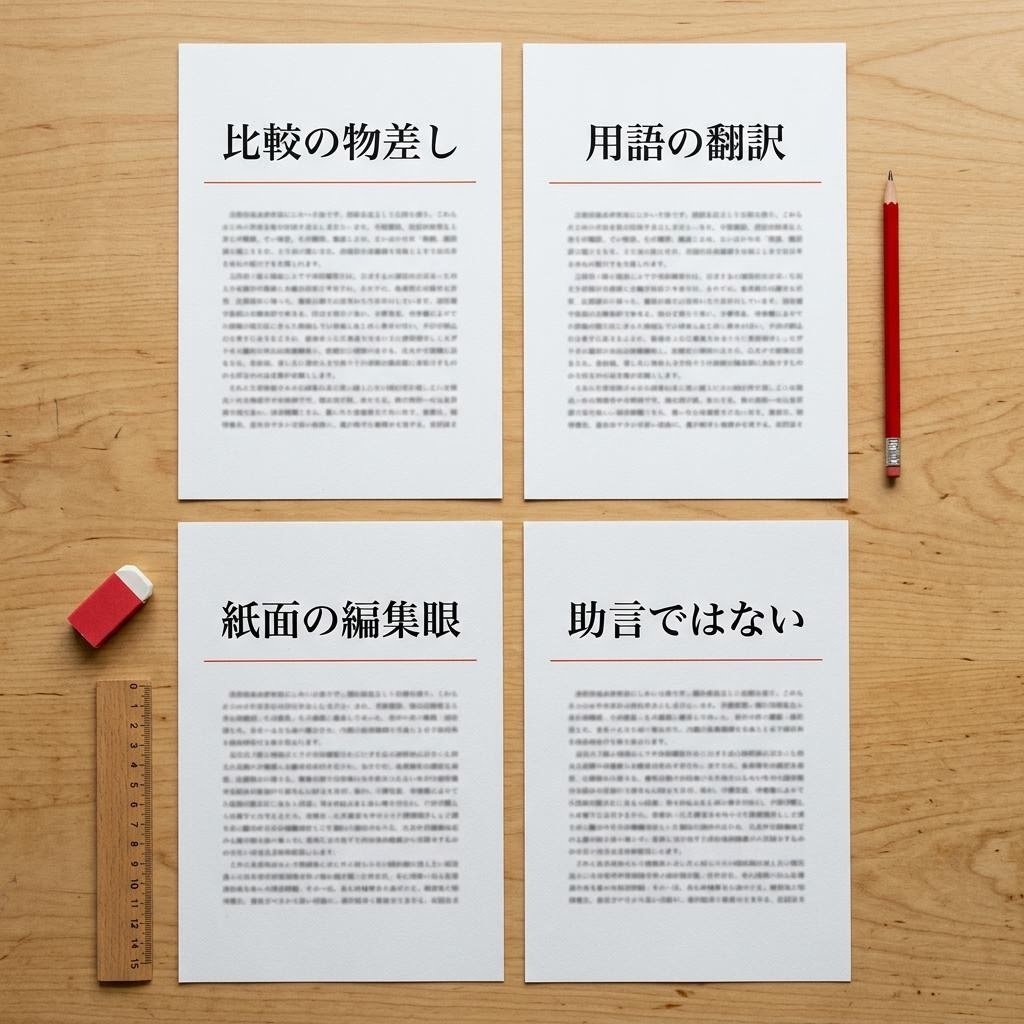 編集の柱を印刷した校正紙